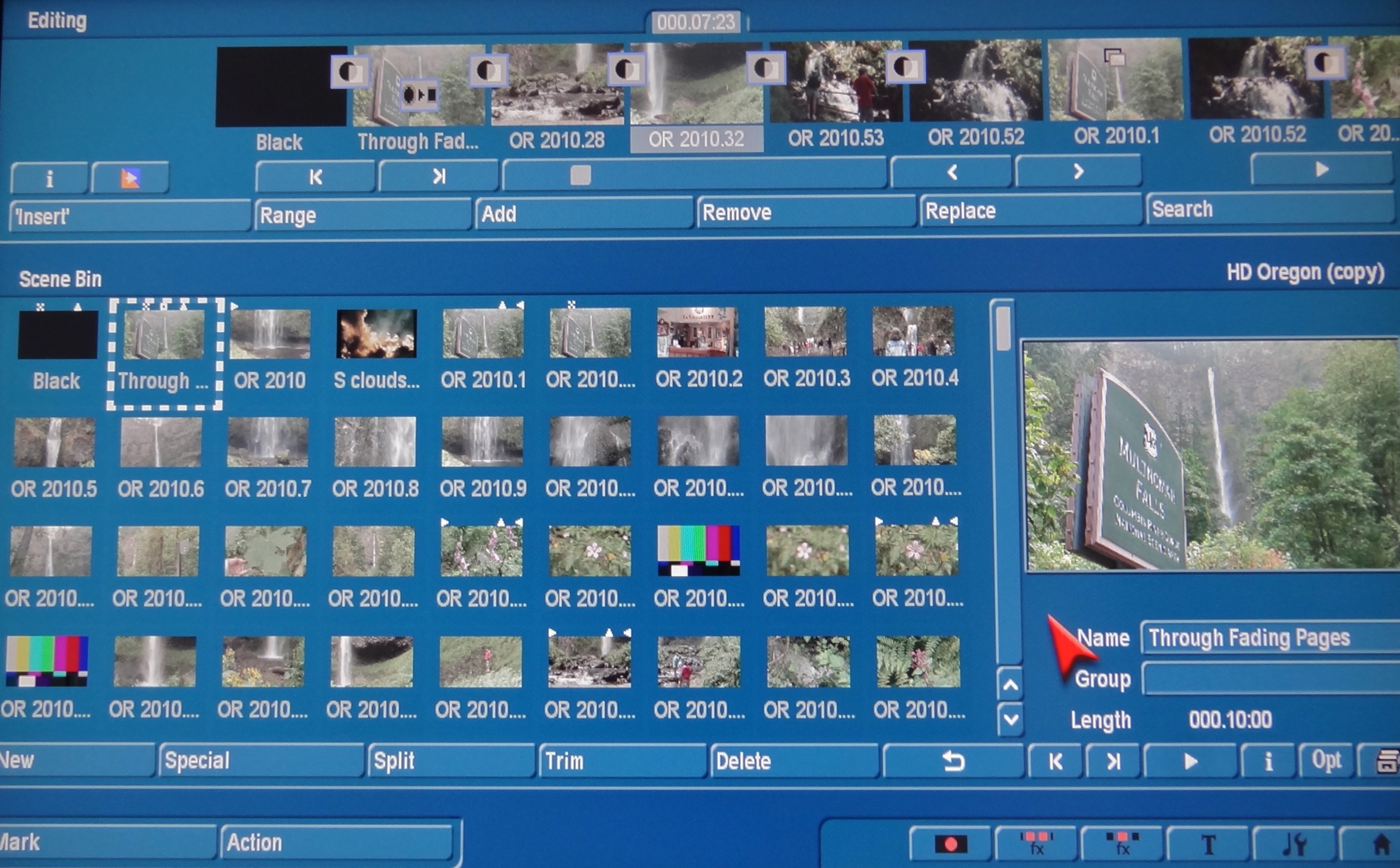 B4 screen